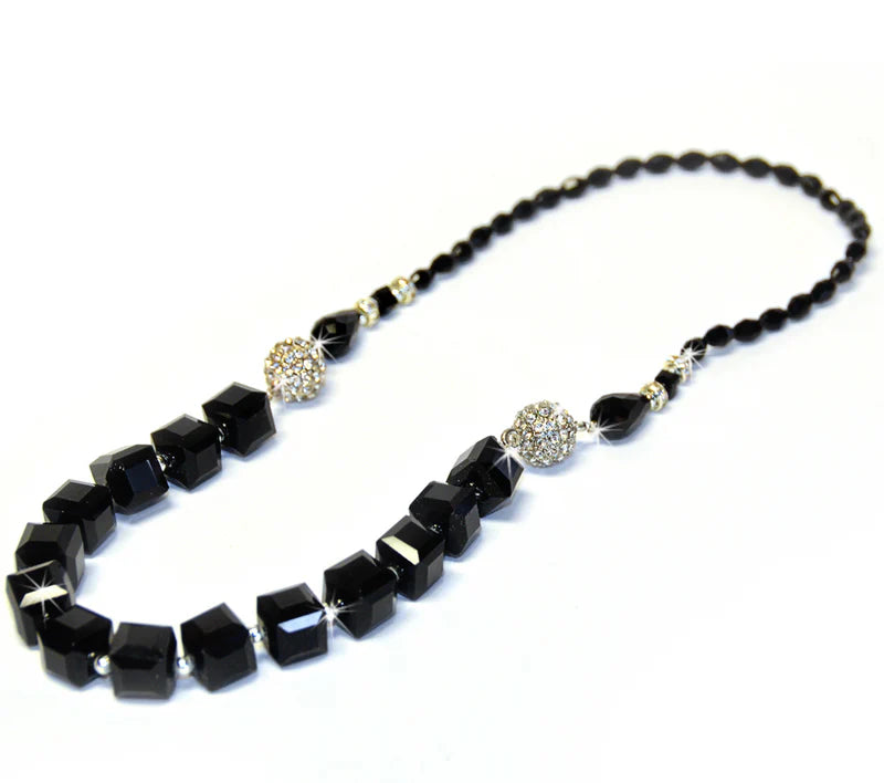 Necklace Squares 3 In 1 Black