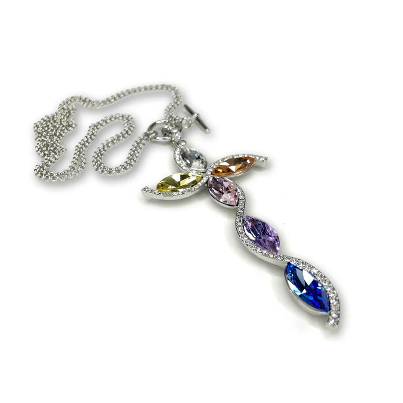 Flower Drop Necklace