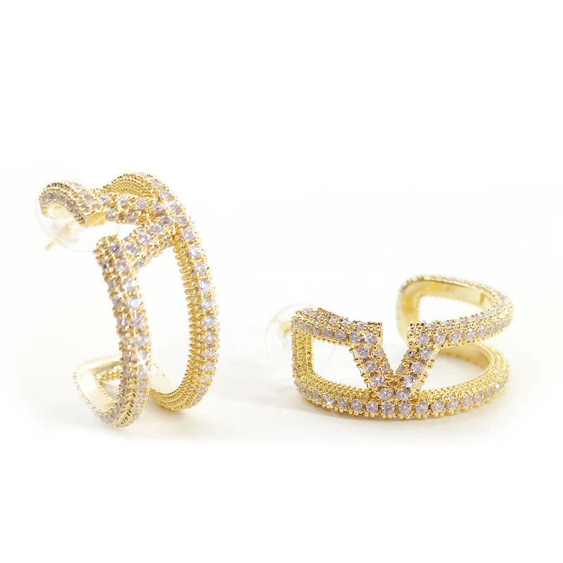 Designer Gold Earrings