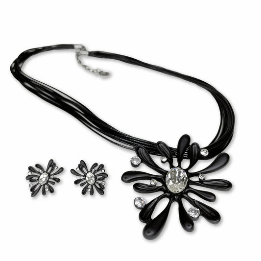 Necklace Evening Flower Set