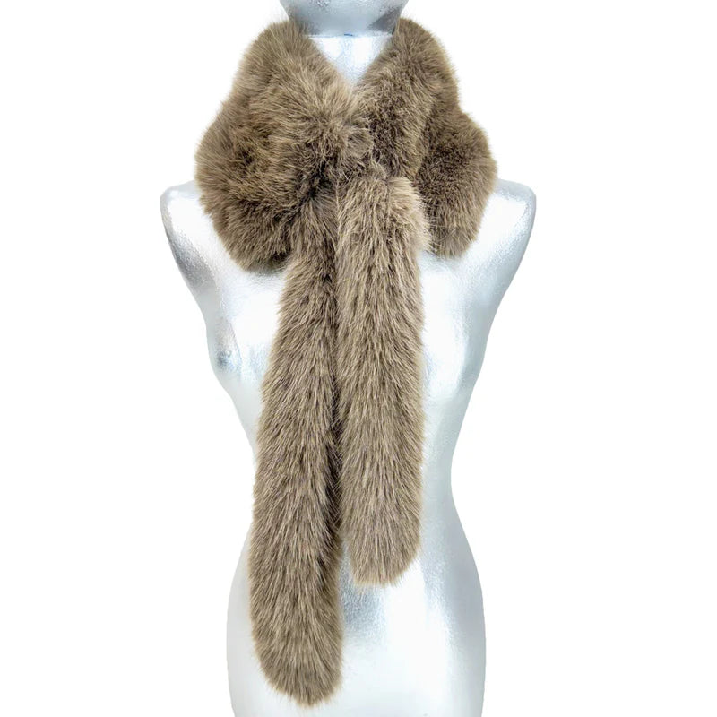 Faux Fur Fantasy Stole Scarf